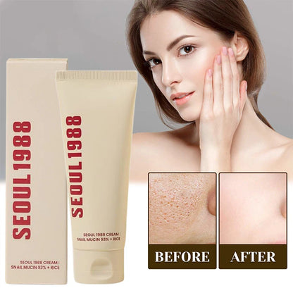 Moisturizing face cream : Snail Mucin 93% + Rice